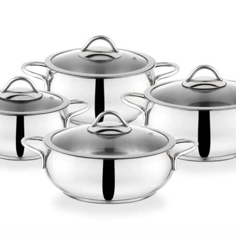Schafer Cookhaus 8 Parça  Çelik Tencere Set İnox130002