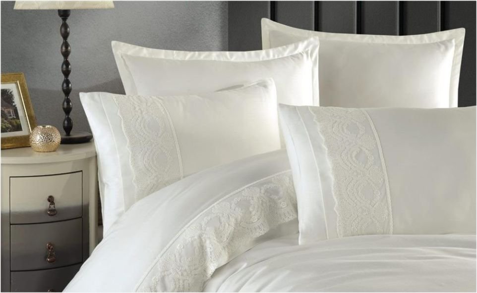 Aran Clasy Valinor Ekru Çift Kişilik Nevresim Takım