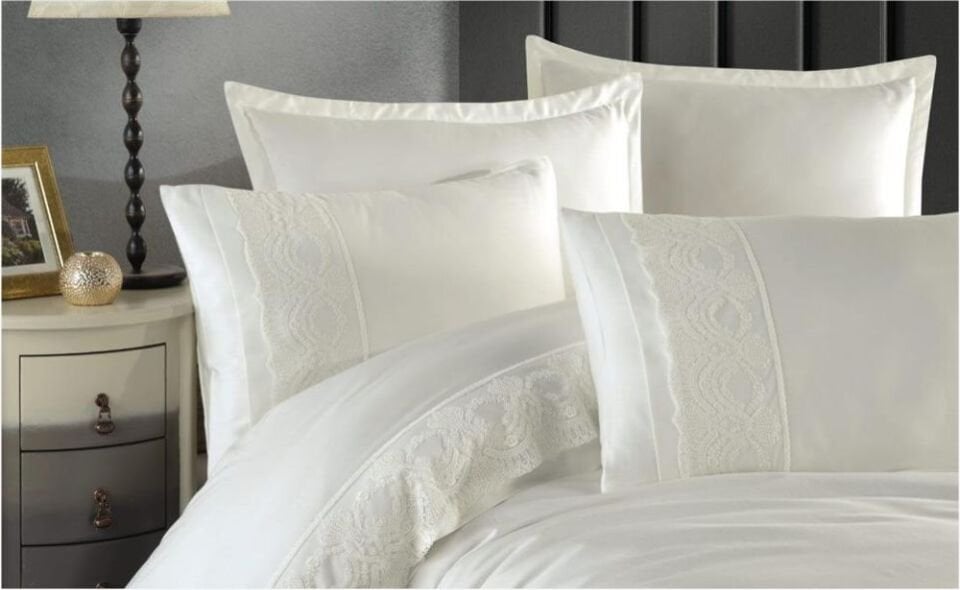 Aran Clasy Valinor Ekru Çift Kişilik Nevresim Takım