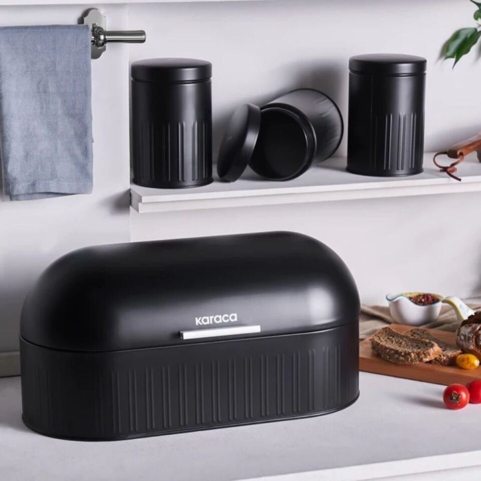 Karaca Aren Ekmek Kutusu Xl Sakla Siyah