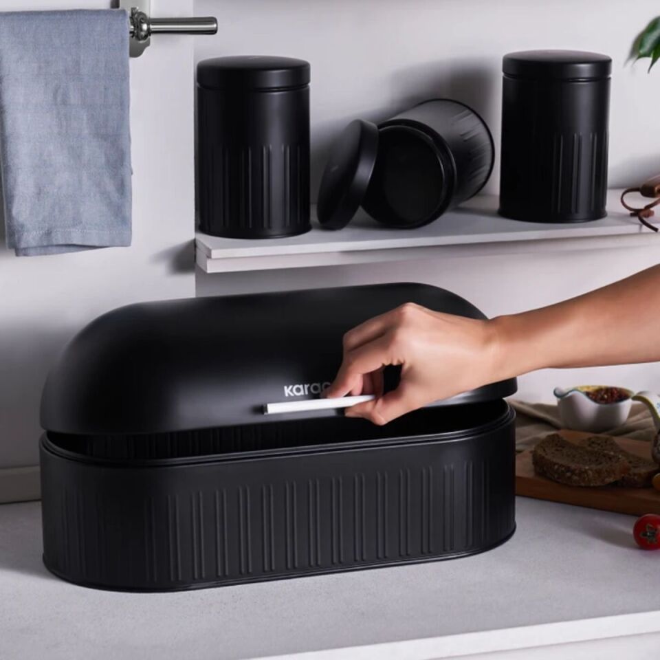 Karaca Aren Ekmek Kutusu Xl Sakla Siyah