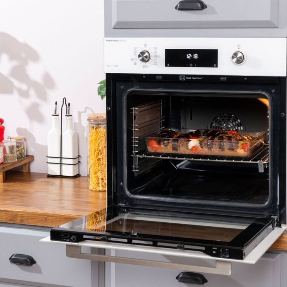 Vestel AF-861052 B WIFI Beyaz Ankastre Fırın