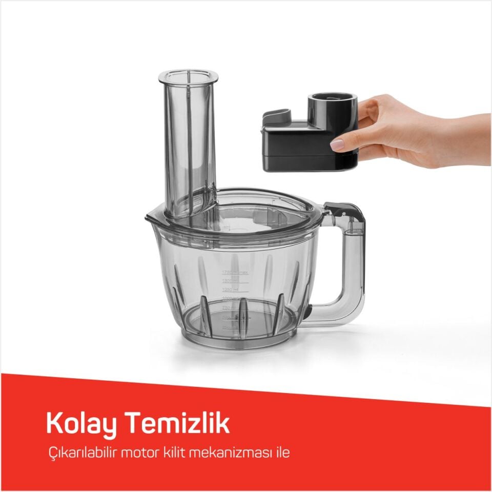 Arzum Ar1187-0100 Soprano Max Neo Multi Blender Seti Siyah