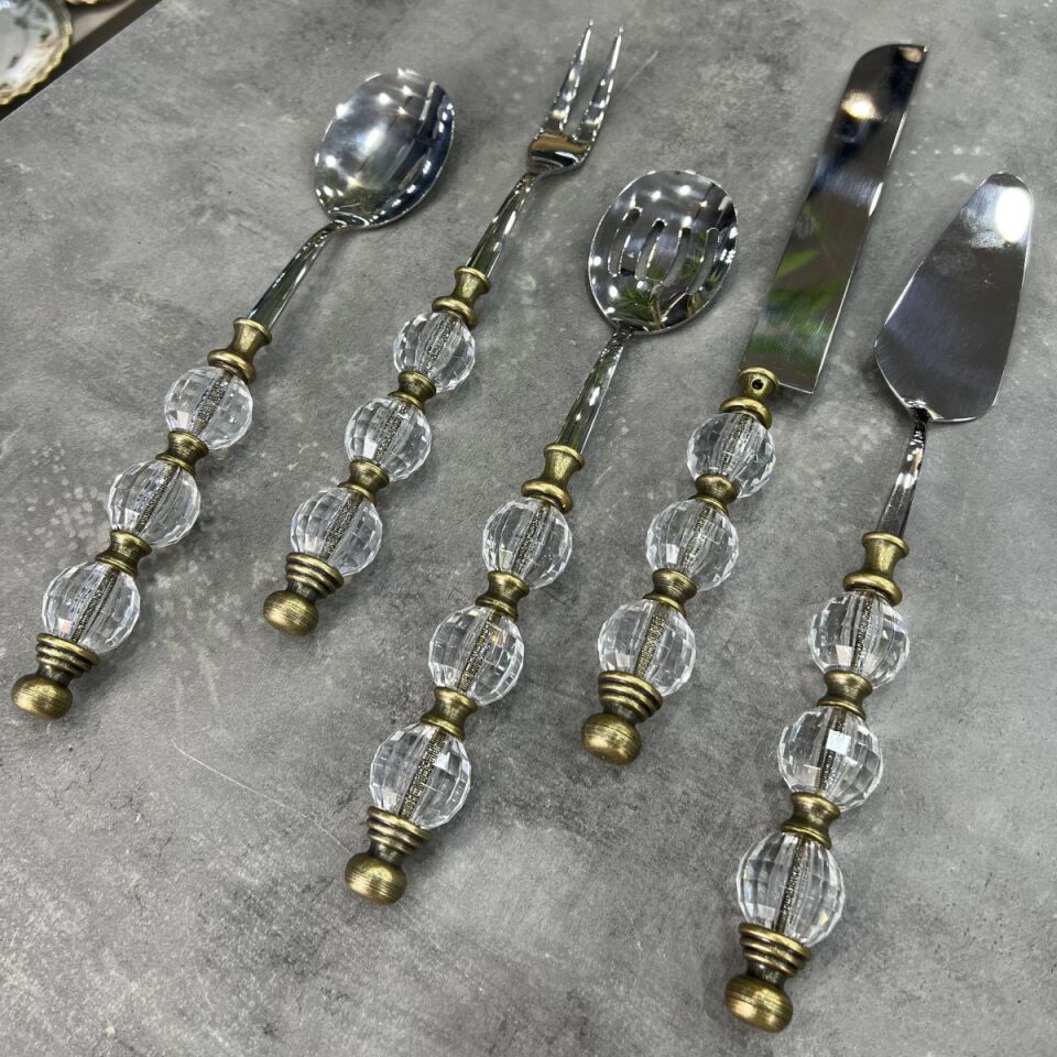 Rekabet Eym 062 Rustik 5 Parça.Servis Seti Altın