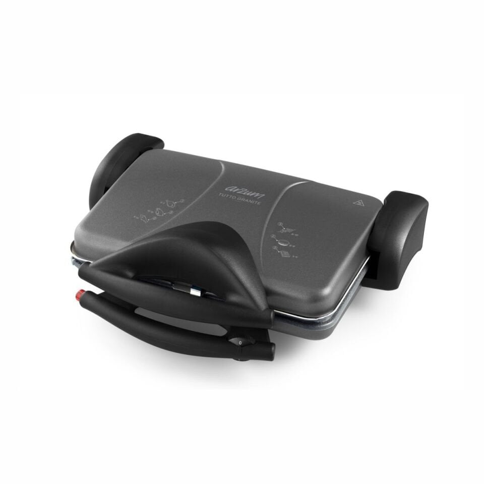 Arzum AR2045-S Tutto Granite Izgara Ve Tost Makinesi Siyah