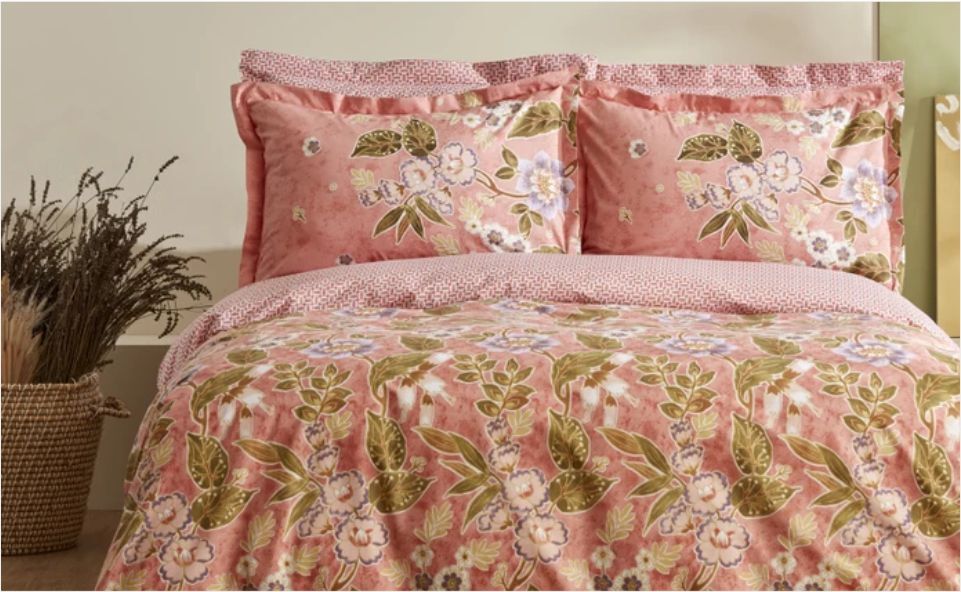 Karaca Home Pasares %100 Pamuk Çift Kişilik Nevresim Takımı