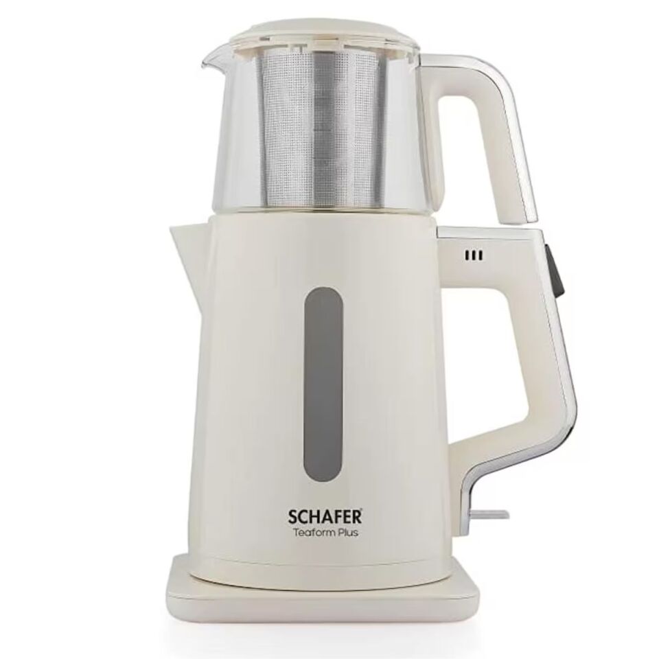 Schafer Teaform Plus Paslanmaz Çay Makinesi-Bej