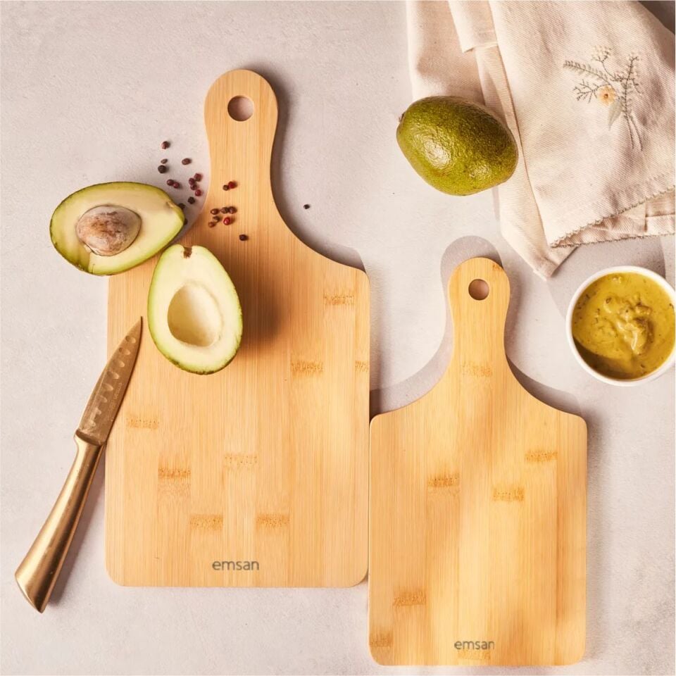 Emsan Bambu Arvin 2'li Kesme Tahtası