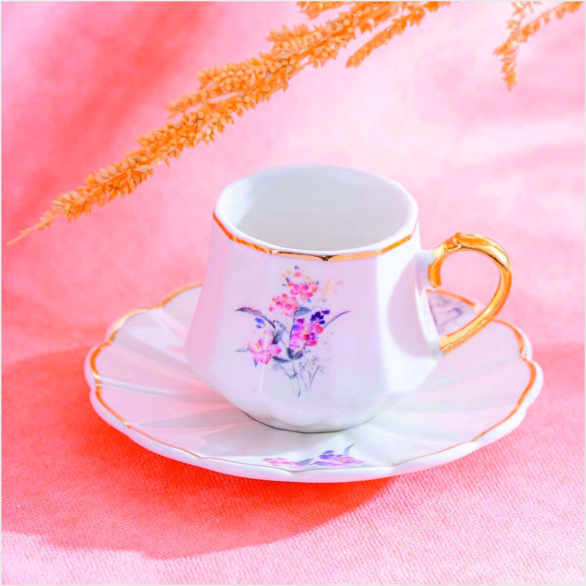 Rekabet Hkr 012 Isabella Kahve Fincan Takımı