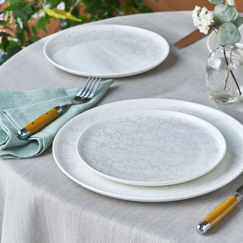 Karaca Minerva 18 Parça 6 Kişilik New Bone Yemek Kahvaltı Takımı