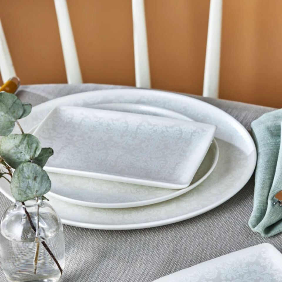 Karaca Minerva 18 Parça 6 Kişilik New Bone Yemek Kahvaltı Takımı