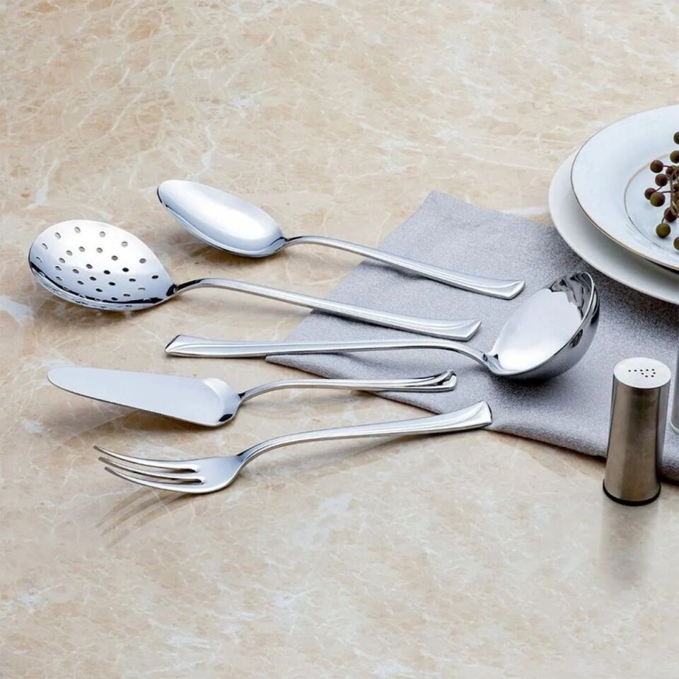 Nehir Maksi Sade 5 Parça Servis Takımı