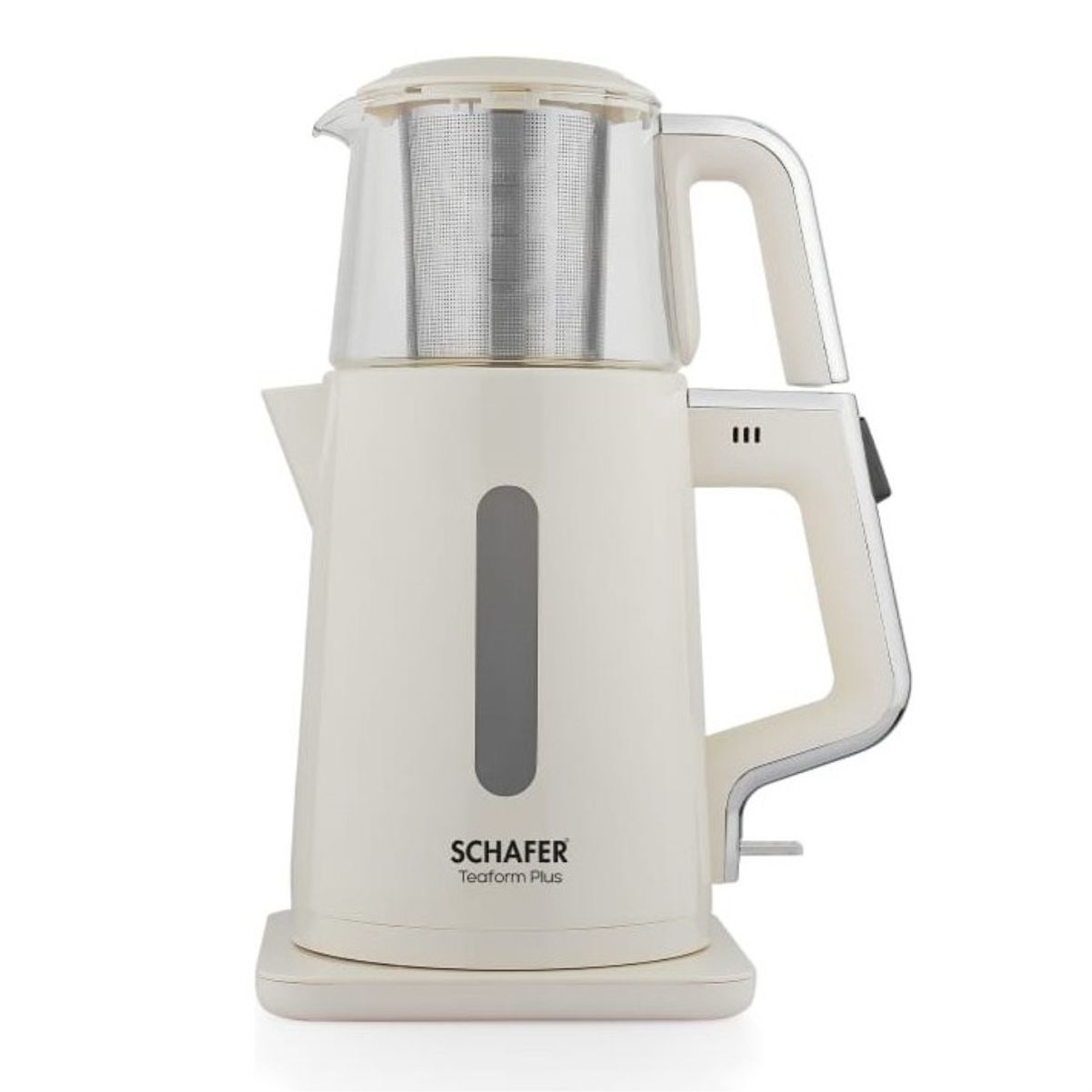 Schafer Teaform Plus Elektrikli Çay Makinesi-Krem