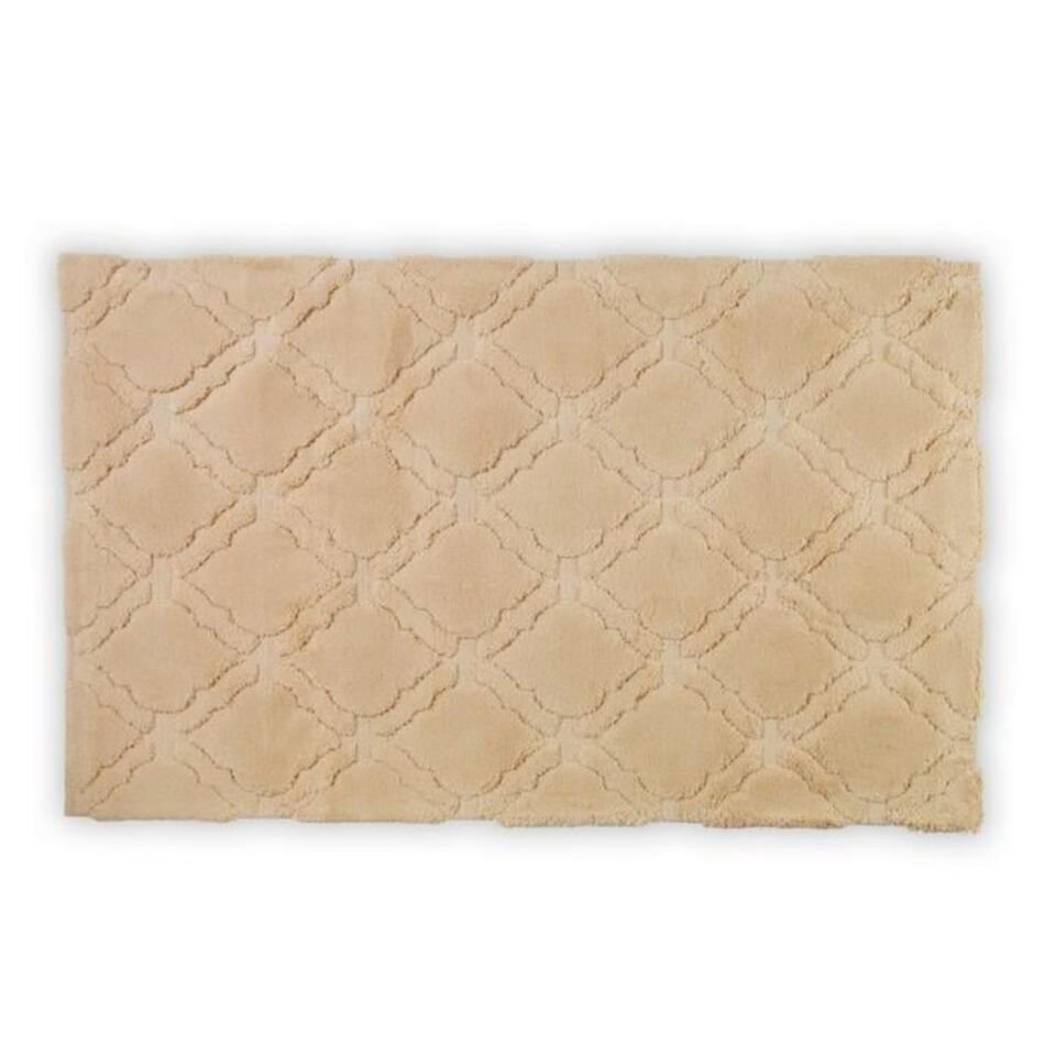 Schafer Home Floss Pamuk 2 li Banyo Paspası-Bej
