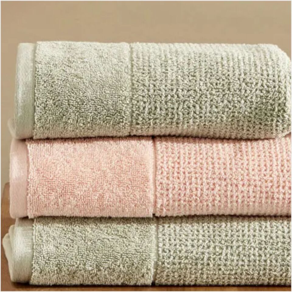 Karaca Home Doana Hamam Seti Adaçayı-Somon