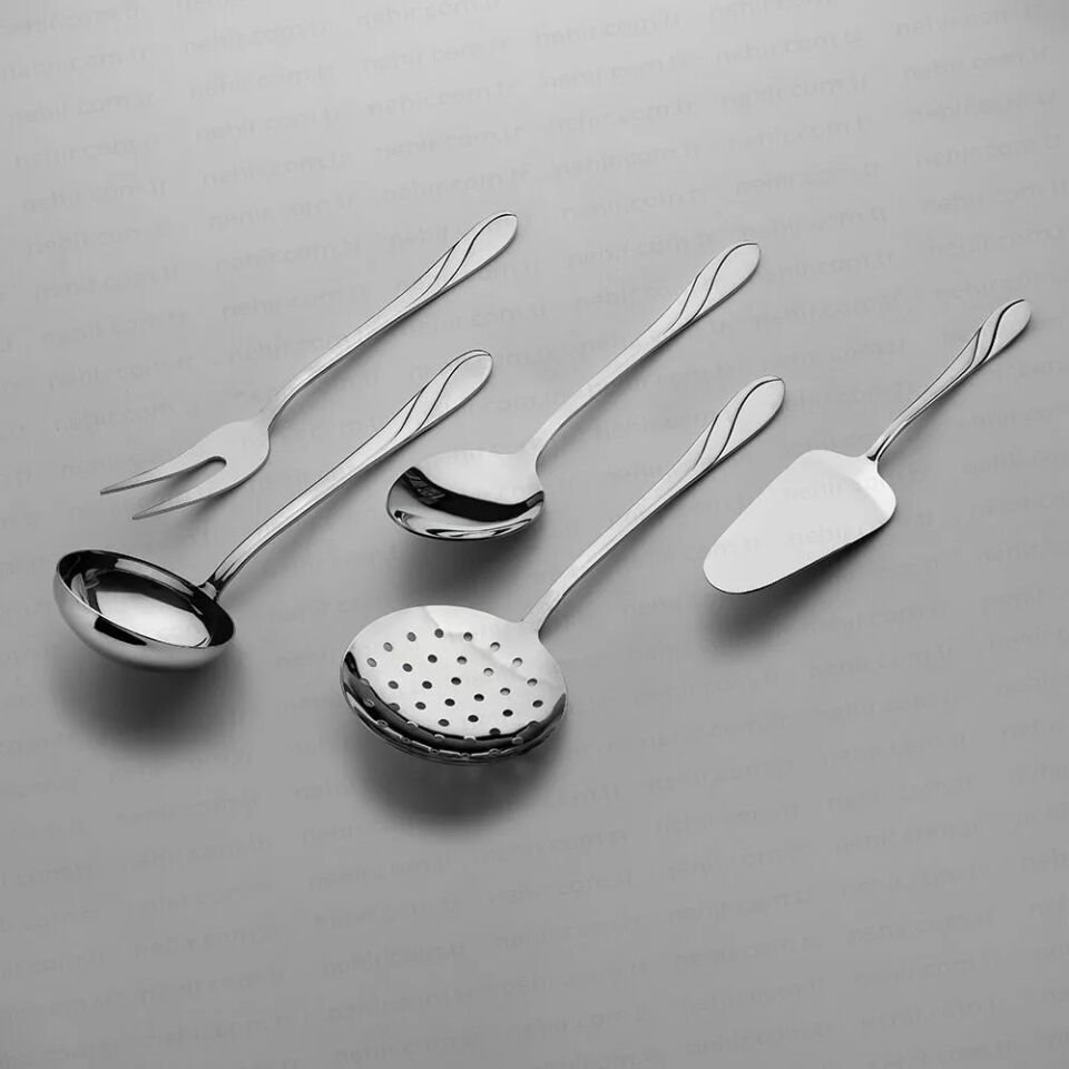 Nehir Safir Sade 5P Servis Takımı.