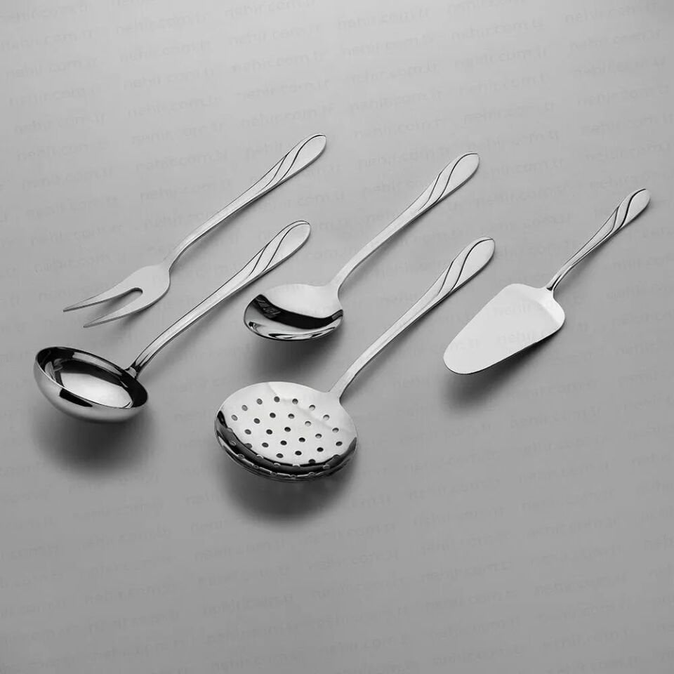 Nehir Safir Sade 5P Servis Takımı.