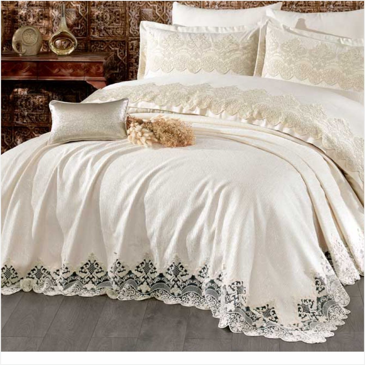 Savaş Güzide Yakut Gelin Seti Ekrualtın 8 Parça