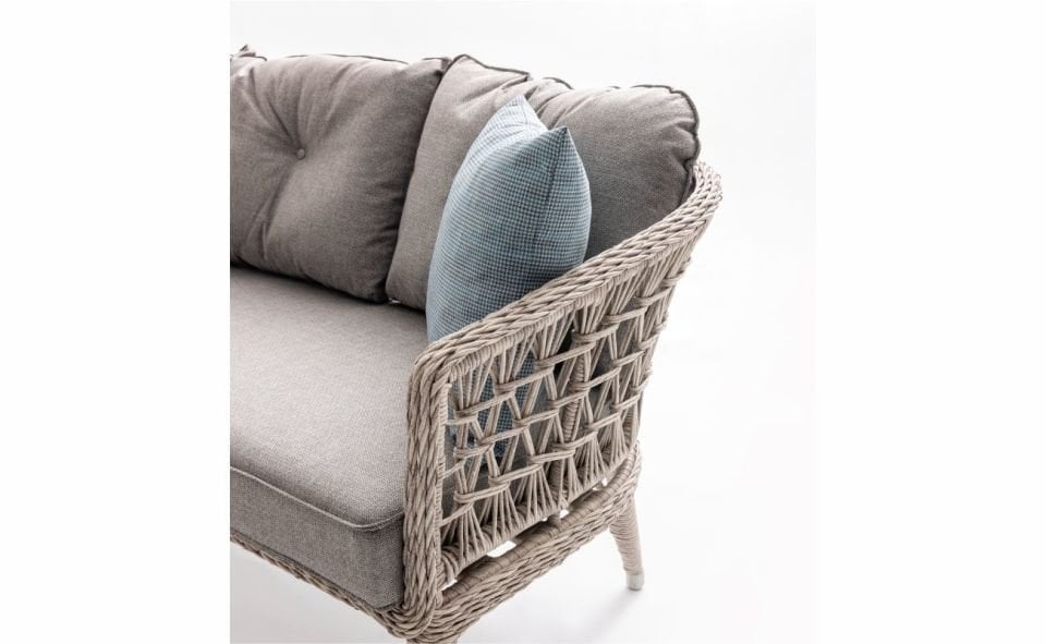 Terazzi Oslo 80X140 Bahçe Oturma Grubu-Cappicino