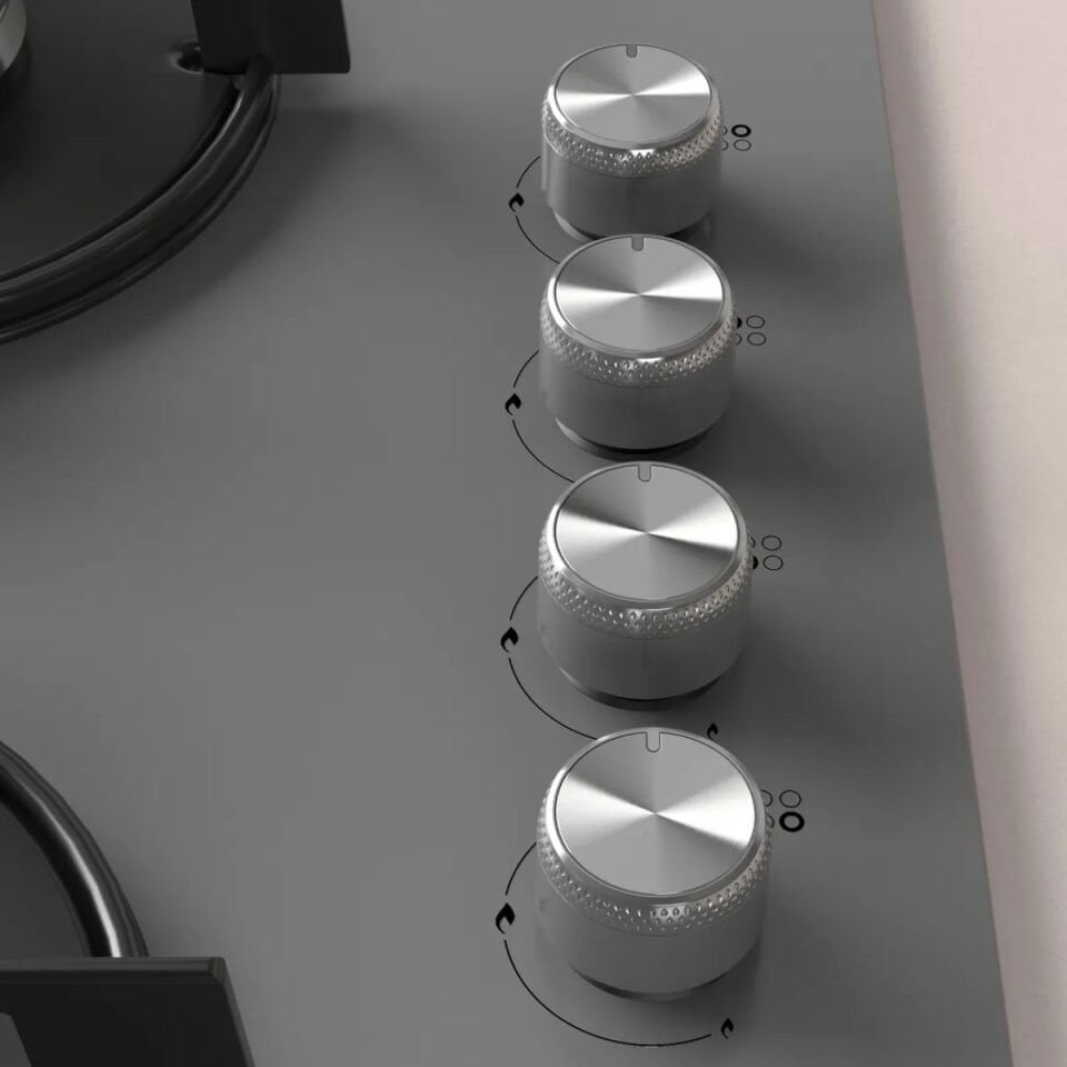 Profilo OO36P9O10D Gri Cam Ankastre Ocak