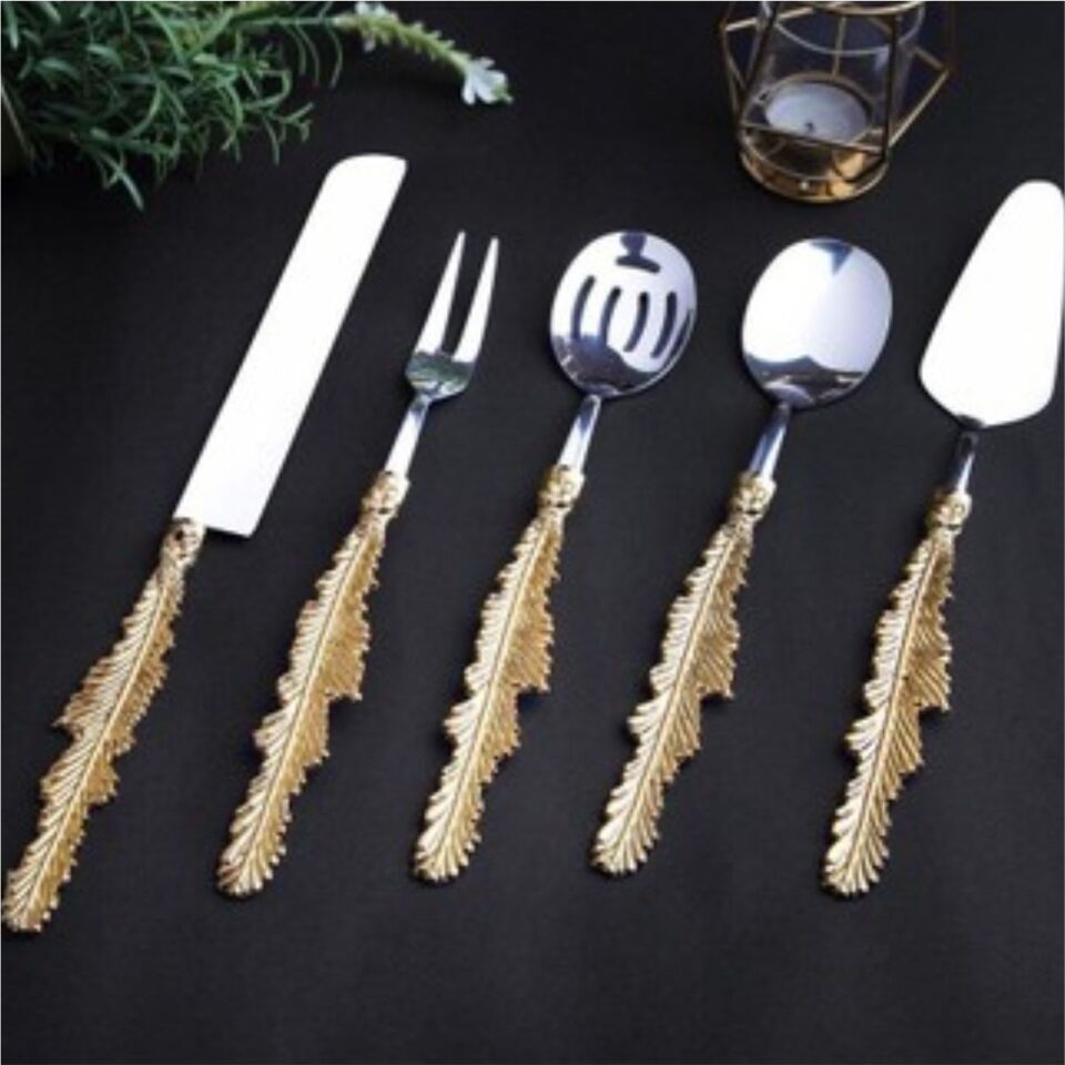 Rekabet Eym 060 Tüy 5 Parça Servis Seti Antik