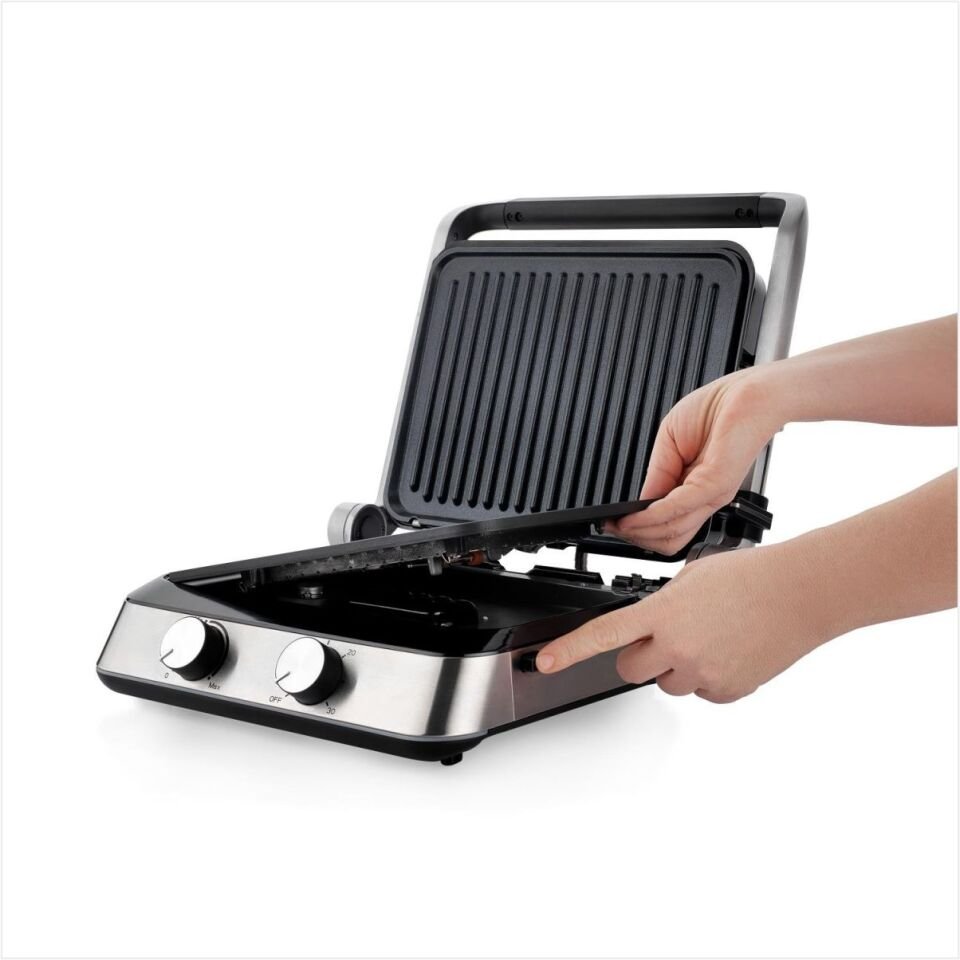 SCHAFER PROFİ TOAST TOST VE IZGARA MAKİNESİ-INOX