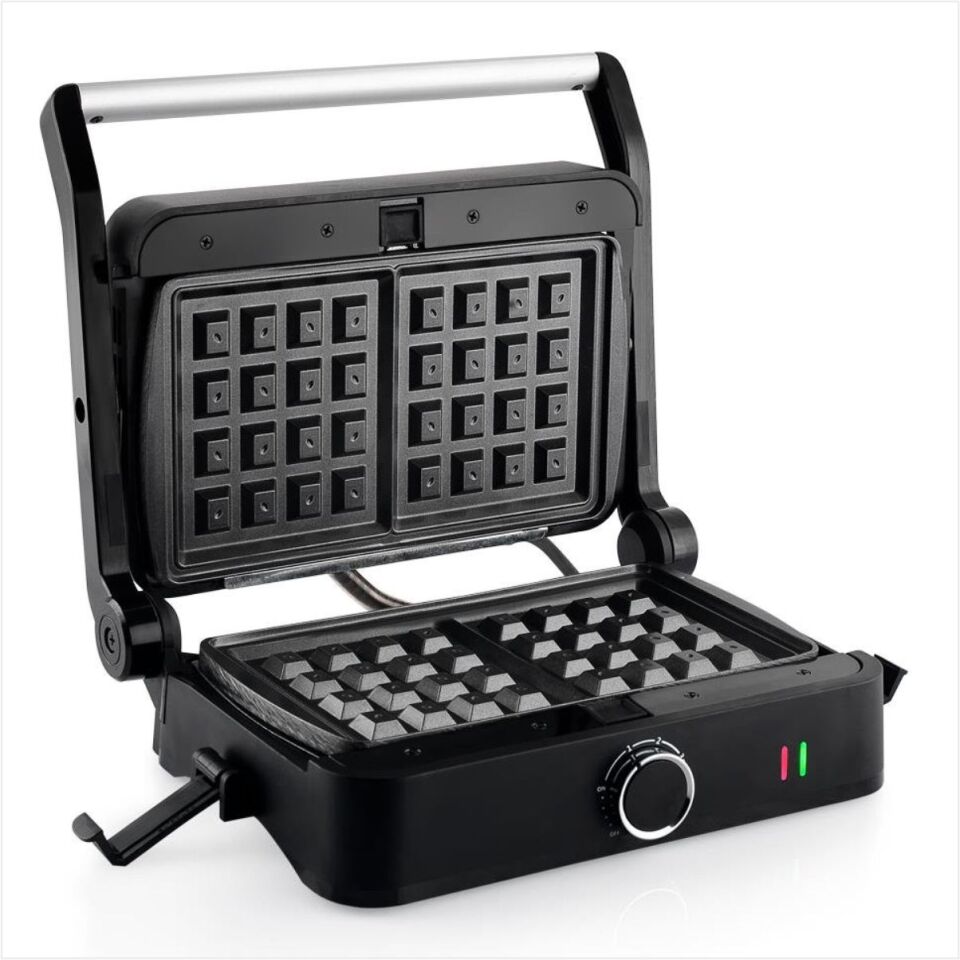 SCHAFER TRİO CHEF TOST VE WAFFLE MAKİNESİ-SİYAH