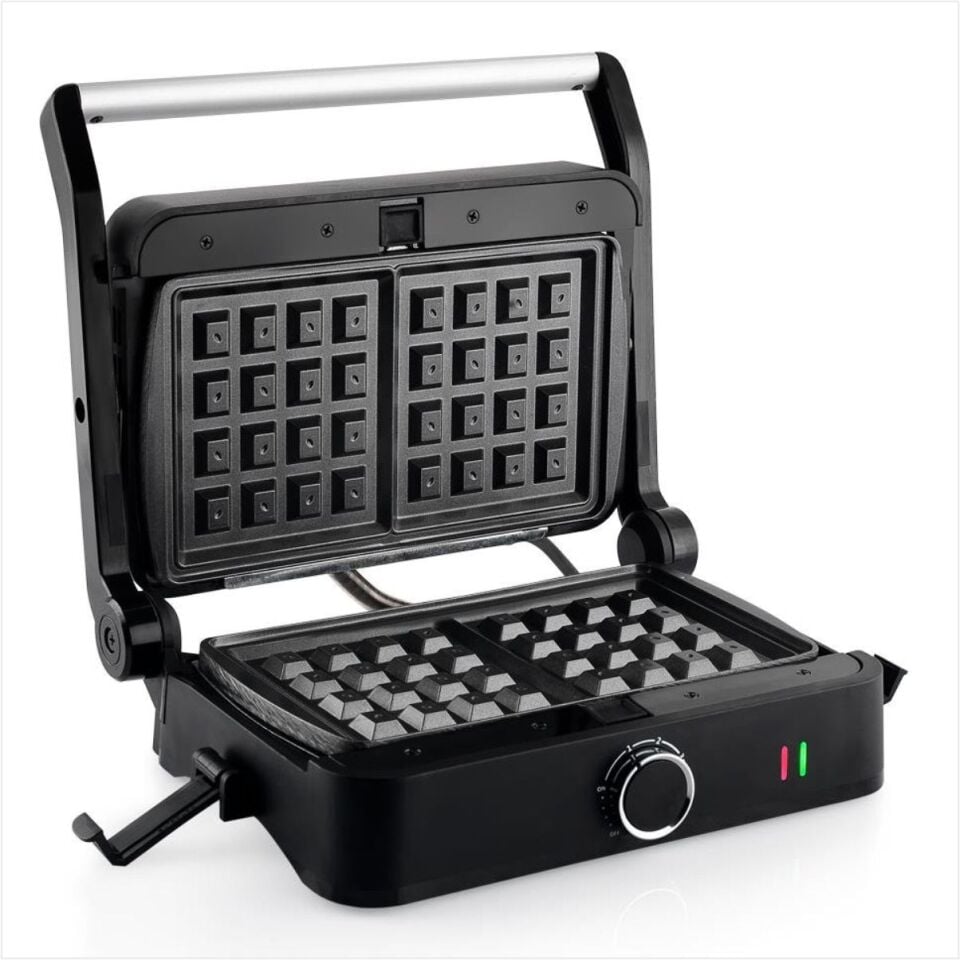 SCHAFER TRİO CHEF TOST VE WAFFLE MAKİNESİ-SİYAH