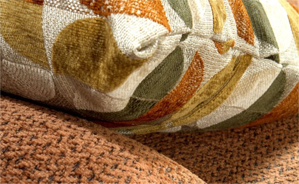 Lavinya Damla Koltuk Takımı 3+1+1 Krem/3 Lü Kremit