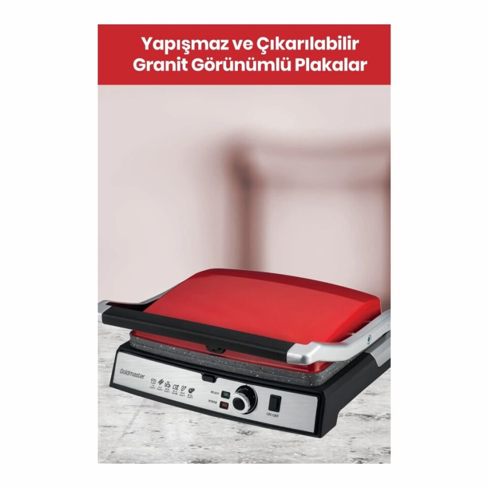 Goldmaster Platinium Kırmızı 24 Parça Elektrikli Çeyiz Paketi