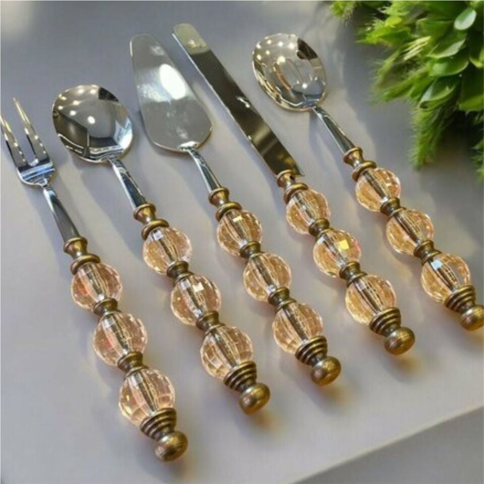 Rekabet Eym 064 Rustik 5 Parça Servis Seti Antik