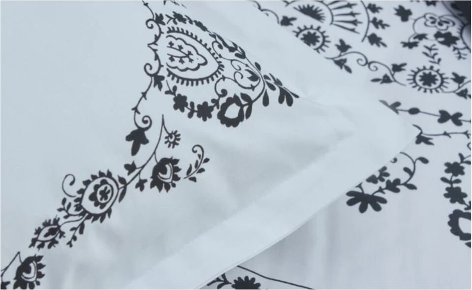 Karaca Home Orian Çift Kişilik Nish Set Siyah