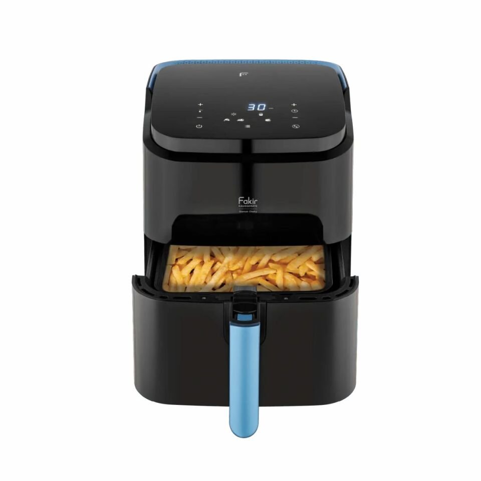 Fakir Glamair Chefry Airfryer 6 Pişirme Modu Dijital Kontrol Paneli 5 L Buz Çözme Siyah