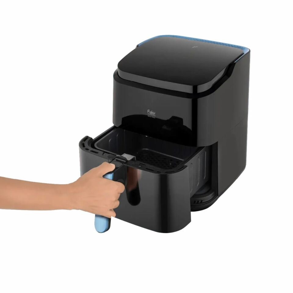 Fakir Glamair Chefry Airfryer 6 Pişirme Modu Dijital Kontrol Paneli 5 L Buz Çözme Siyah