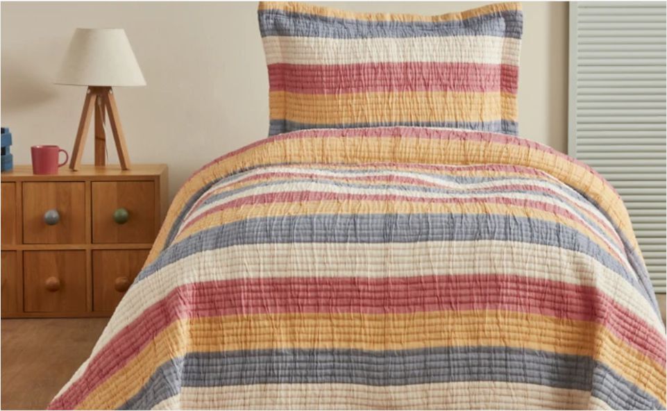 Karaca Home Young Octavia Tek Kişilik Yatak Örtüsü Takımı Kırmızı