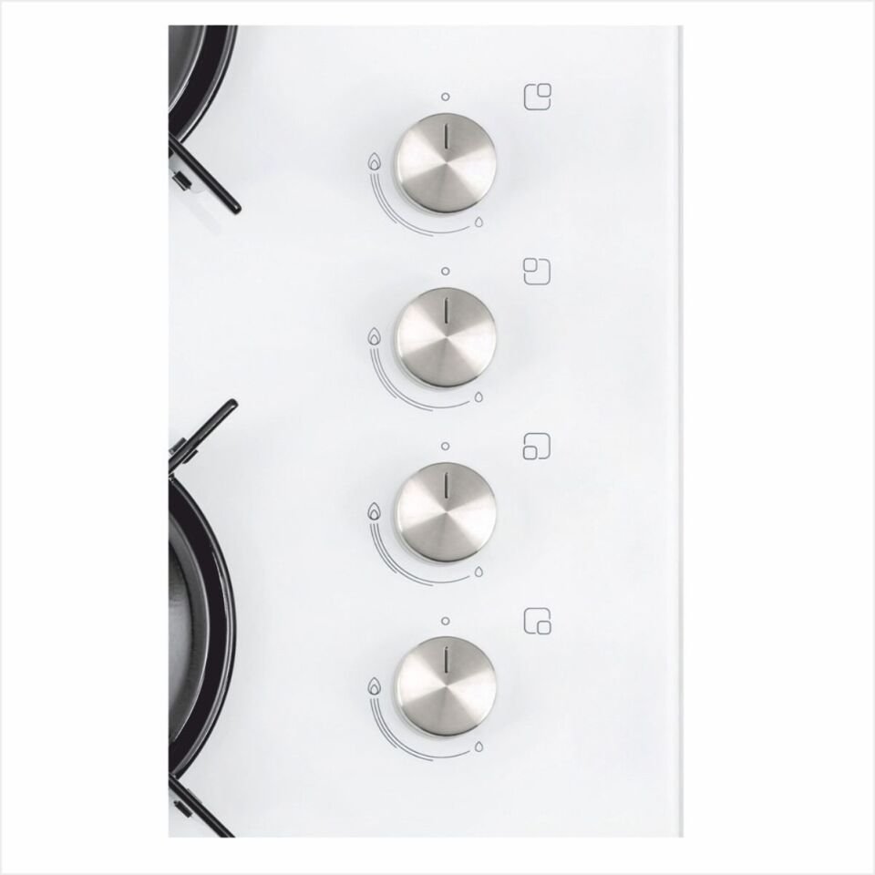 Vestel Ao-65104 B-T Beyaz Cam Ankastre Ocak