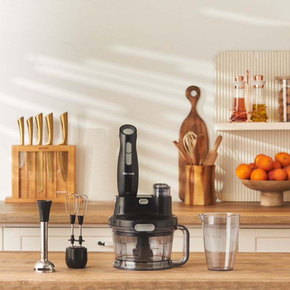 Emsan Homend Functionall 2808H Mutfak Robotu Siyah Gri