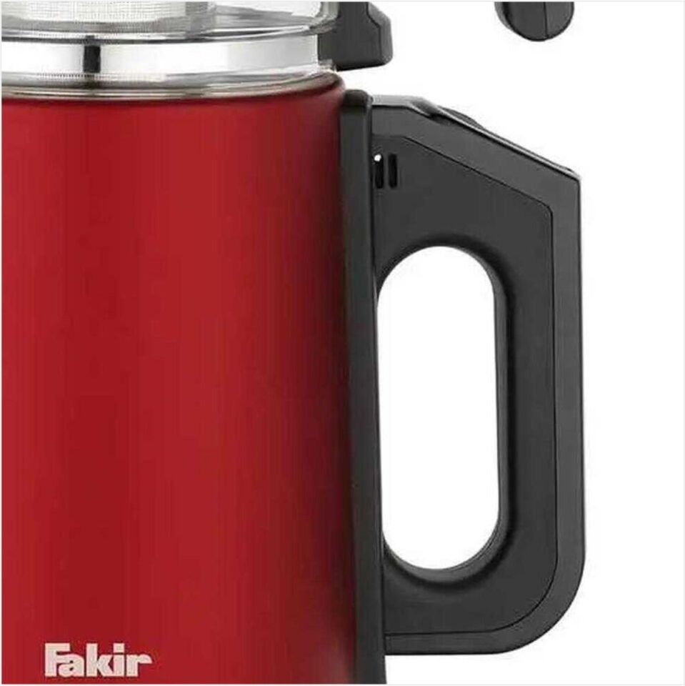Fakir Chaimood Çay Makinesi & Kettle Paslanmaz Çelik 1800W Rouge