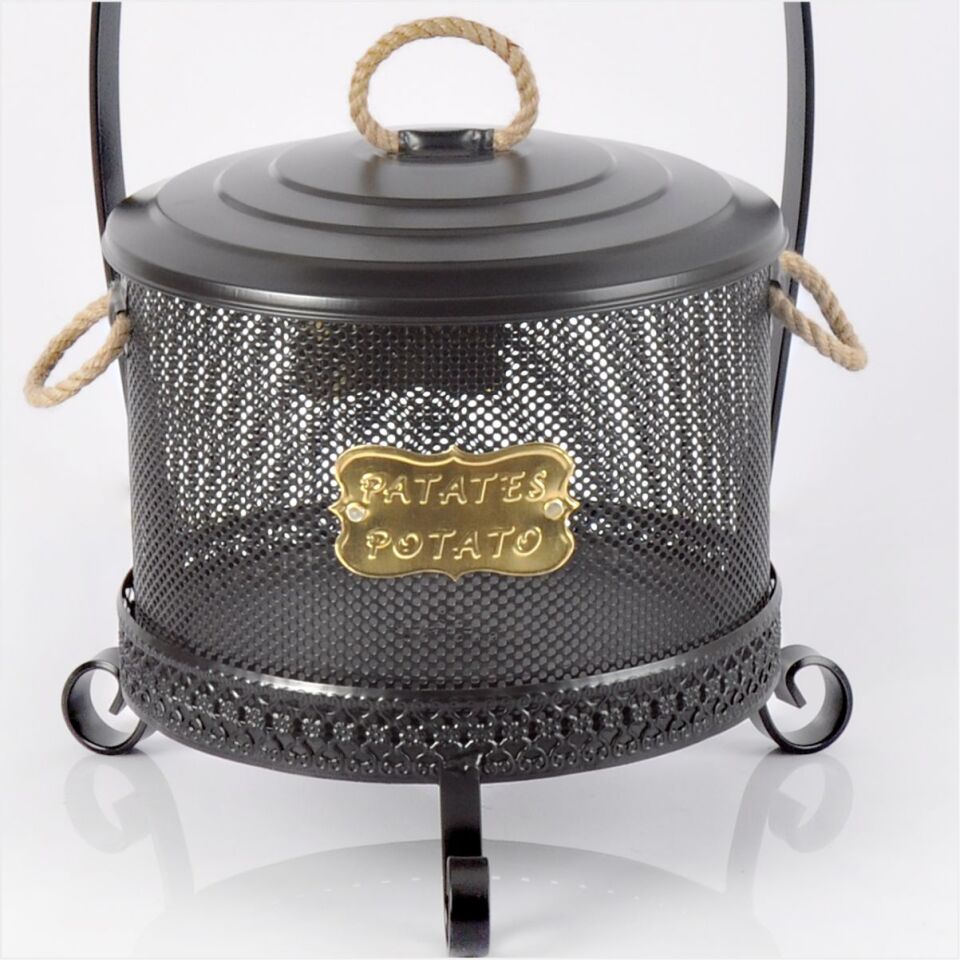 Yıldıray 1051 E-F Standlı 2 Katlı Ekonomik Fileli Kova Siyah