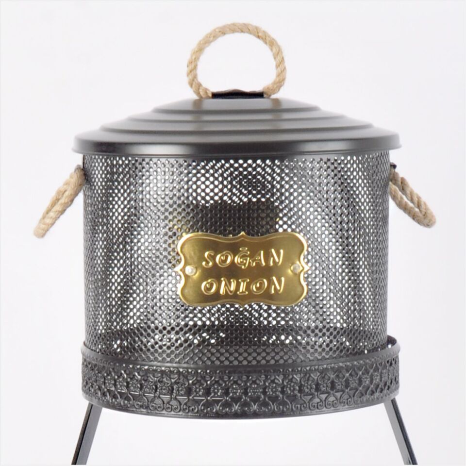 Yıldıray 1051 E-F Standlı 2 Katlı Ekonomik Fileli Kova Siyah