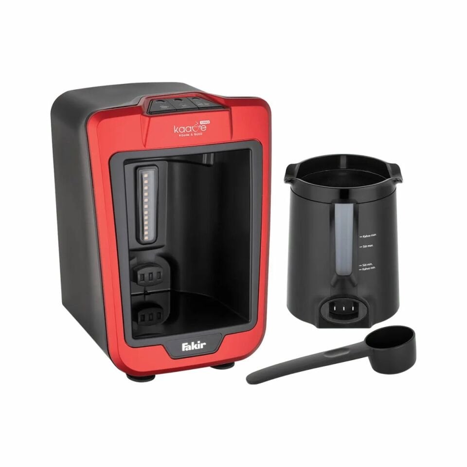 Fakir Kaave Trio 4 Fincan Kapasiteli Közde & Sütlü Türk Kahvesi Makinesi Rouge