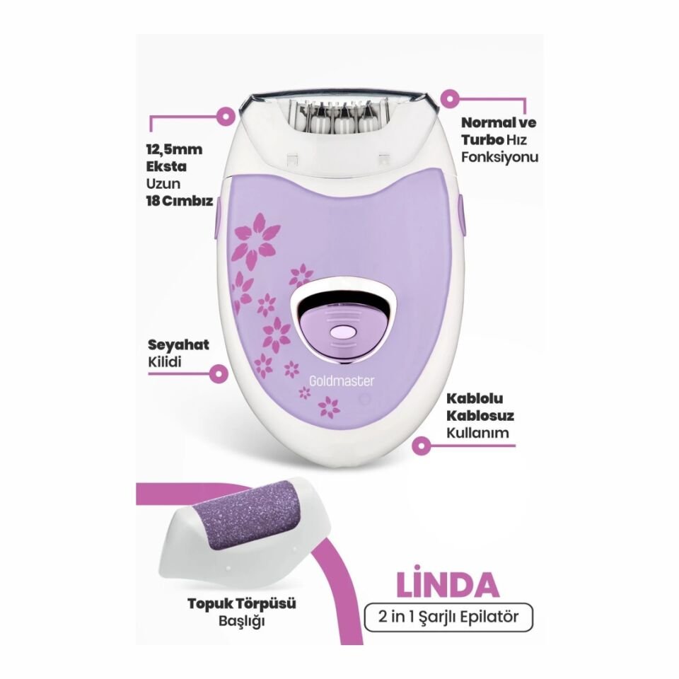 Goldmaster Gm-7159M Linda Epilasyon Cihazı