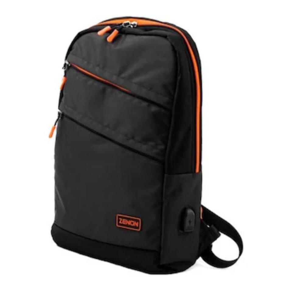 Zenon Zn16T1 15.6  Polyester Siyah (Usb Şarj Portlu) Notebook Sırt Çantası