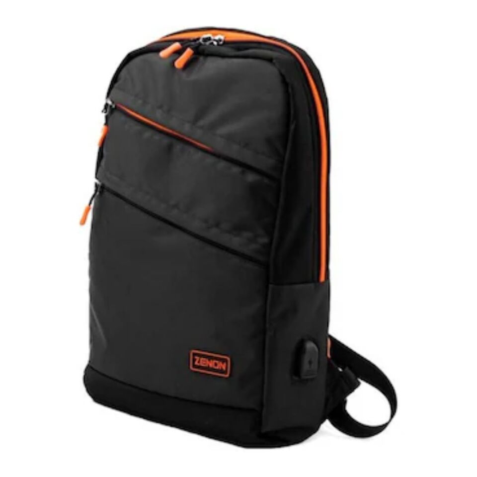 Zenon Zn16T1 15.6  Polyester Siyah (Usb Şarj Portlu) Notebook Sırt Çantası