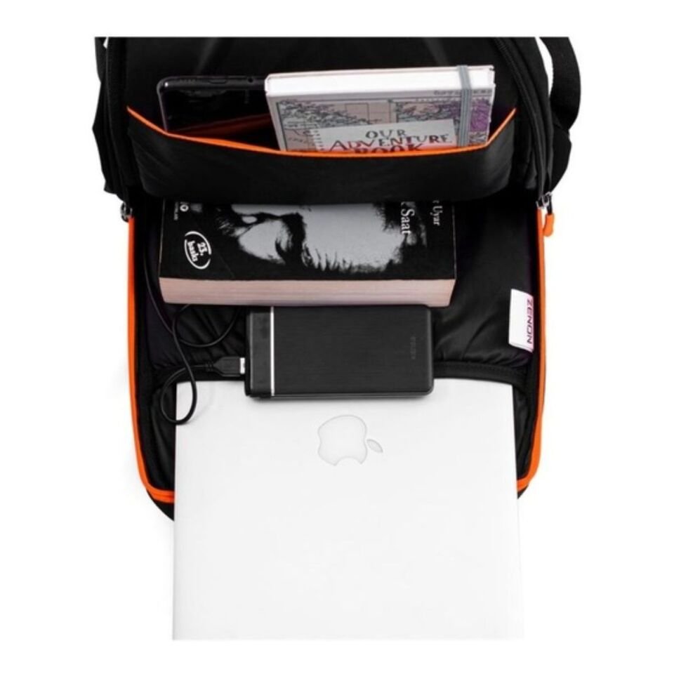 Zenon Zn16T1 15.6  Polyester Siyah (Usb Şarj Portlu) Notebook Sırt Çantası