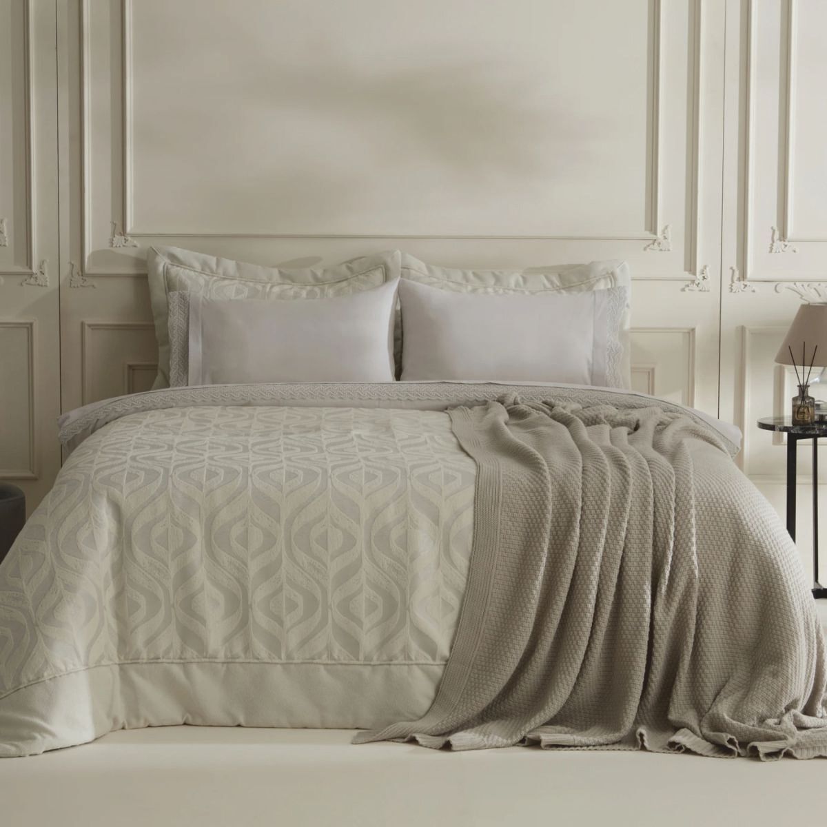 Karaca Brıde Coll Elına 8 Parça Çeyiz Seti Ekru