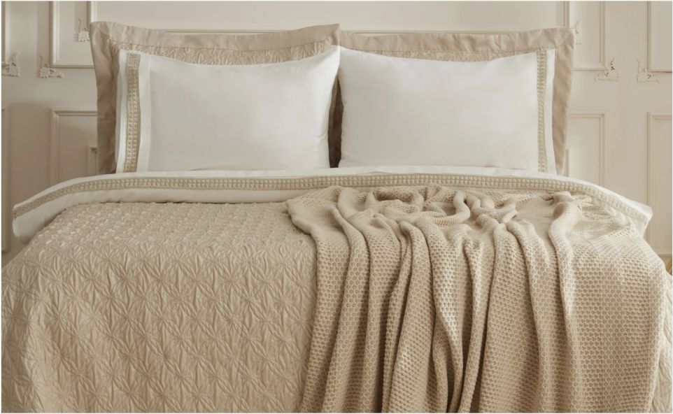 Karaca Home Bride Coll Delfi 8 Parça Çeyiz Seti Ekru