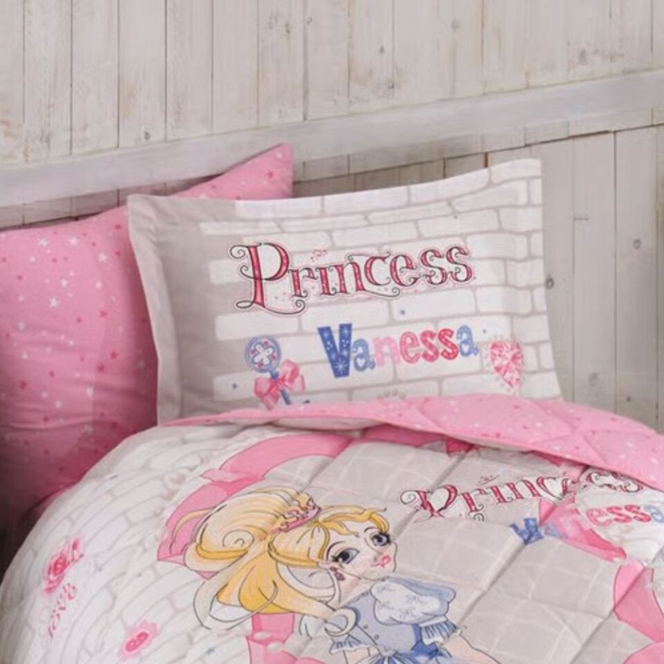 Aran Rf Uyku Seti Tek Kişilik(B) Vanessa / V1 - Pembe