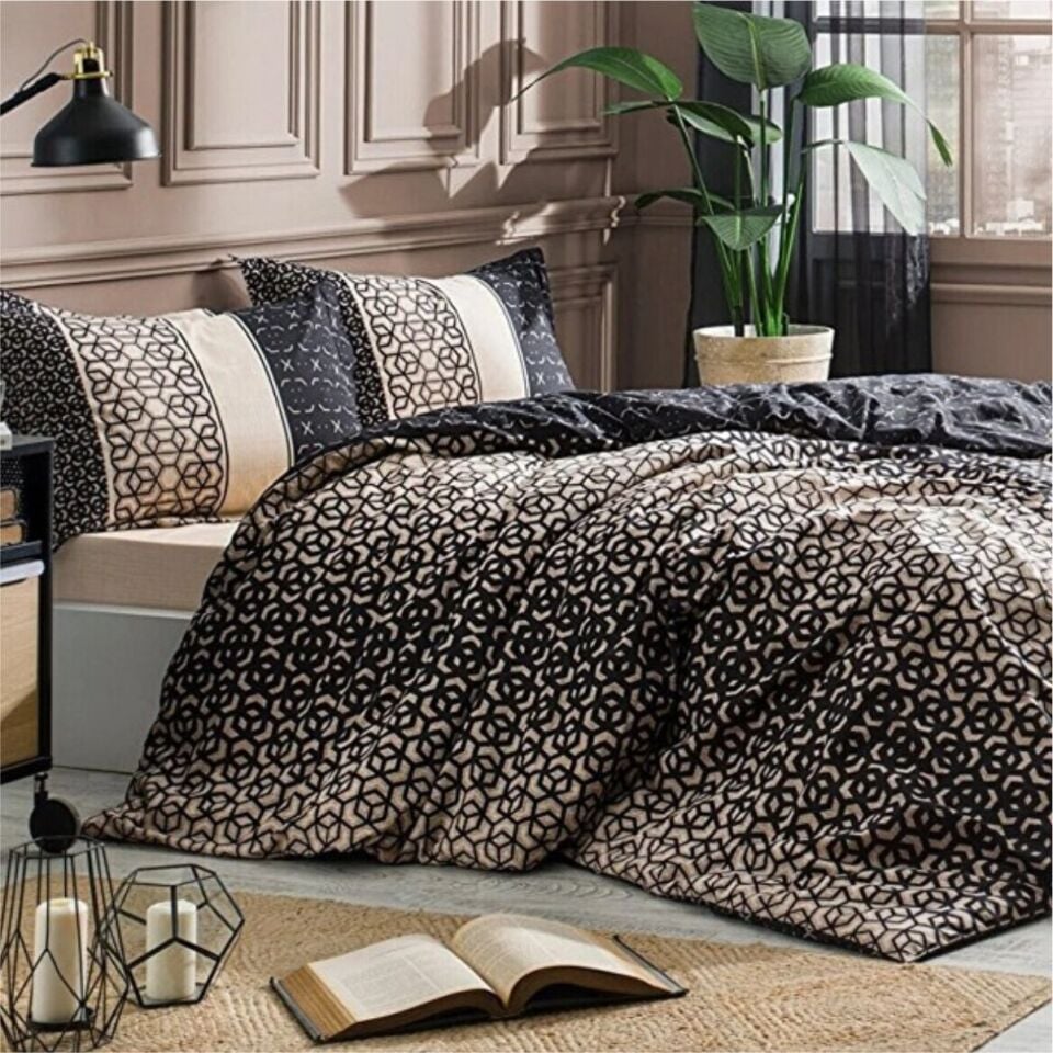 Özdilek Nevresim Takımı Rf Tek Kişilik Sıyah Noche