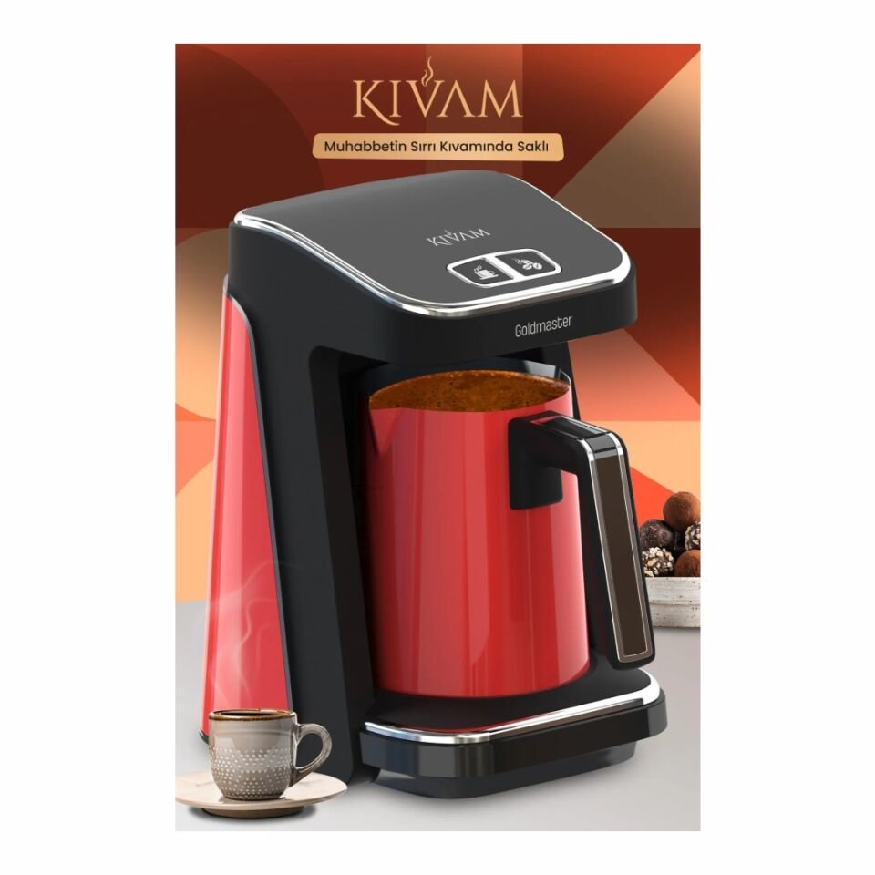 Goldmaster GM9900 ProKıvam Geniş Hazne Türk Kahve Makinesi